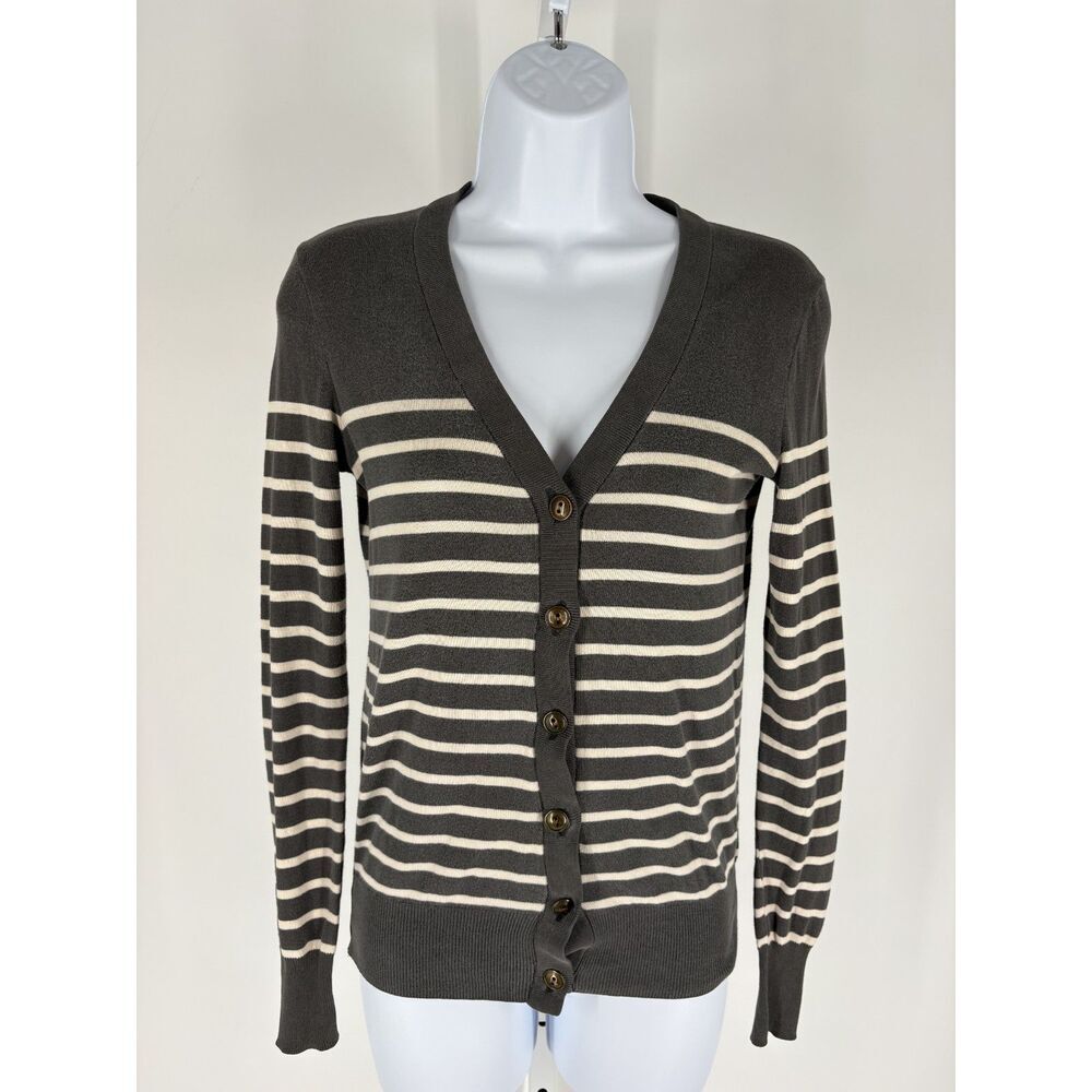BDG Urban Outfitters striped long V-neck cardigan